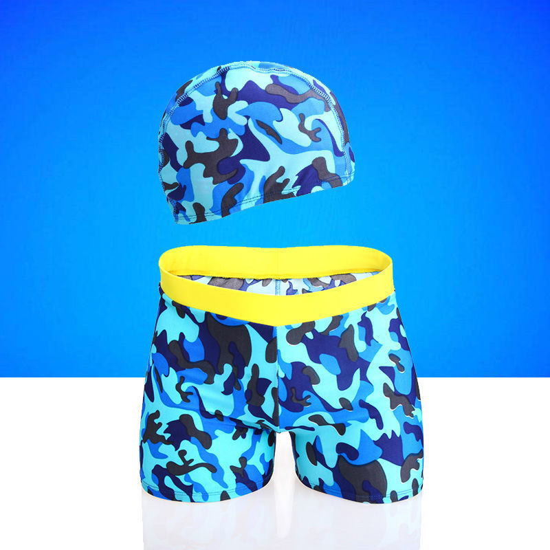 Children's Wide Waist Comfortable Swimming Trunks Swimming  Set