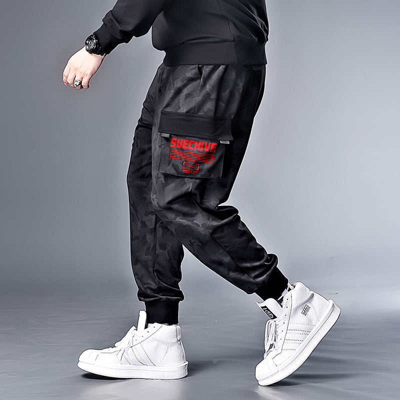 Men's Loose Sports Pants Plus Fat