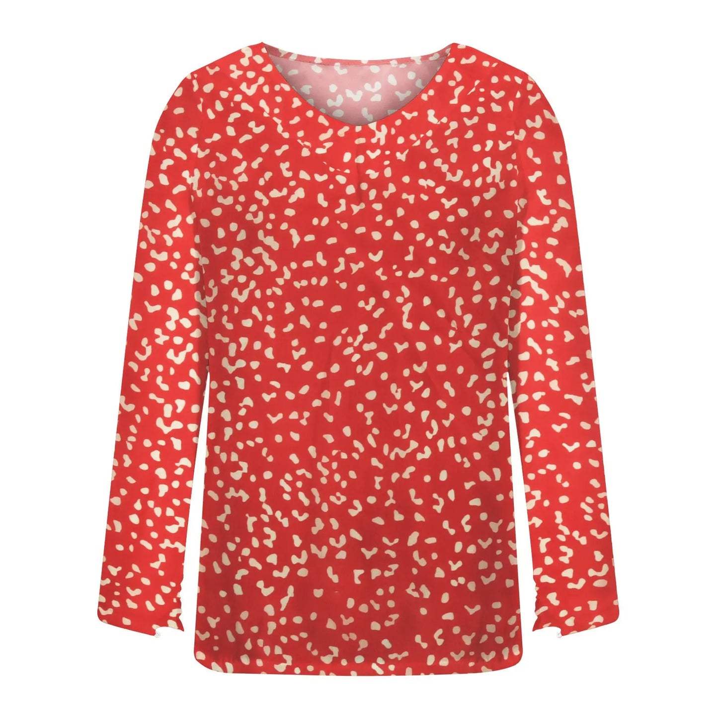 Women's Clothing Casual V-neck Temperament Top null