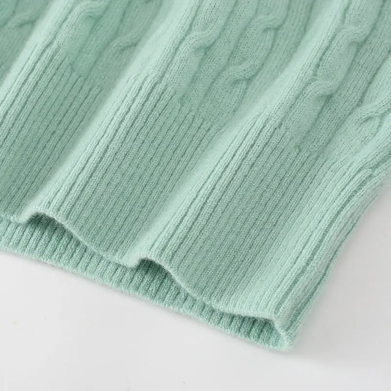 Round Neck Sweater Women's Pure Cashmere Sweater Nipaaj