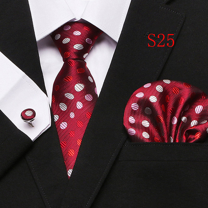Paisley Series European And American Fashion Tie Three-piece Suit