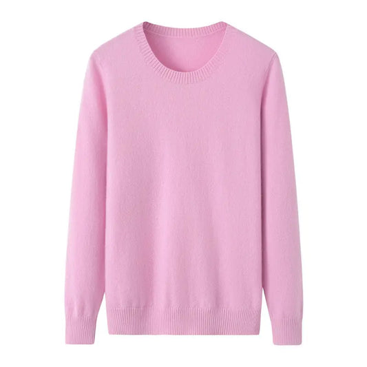 Round Neck All-matching Pullover Casual Loose Pullover Base Nipaaj