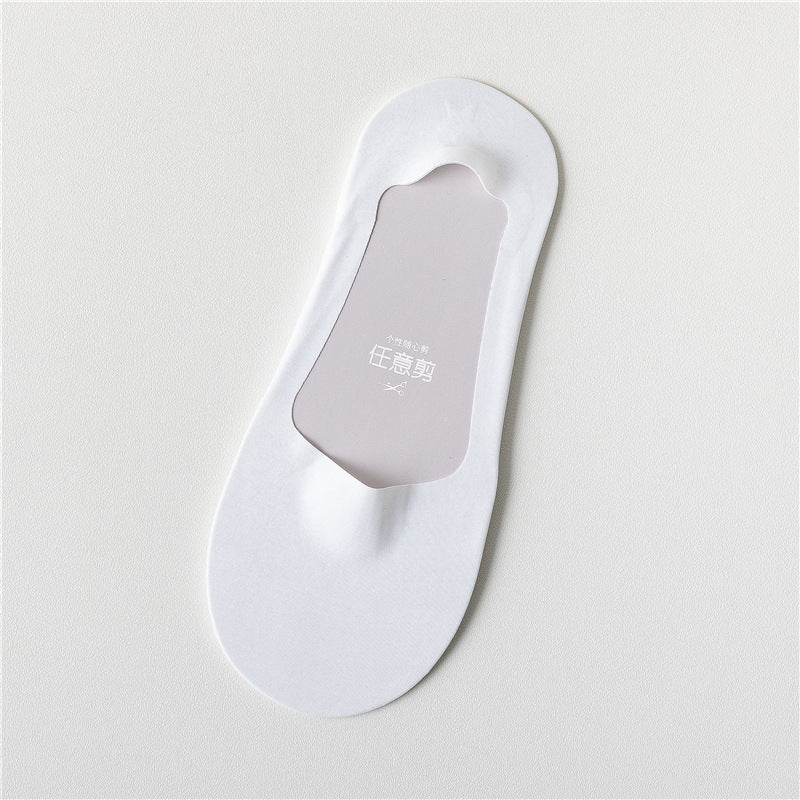 Men's Thin Arbitrary Cut Ice Silk Seamless Low Cut Socks