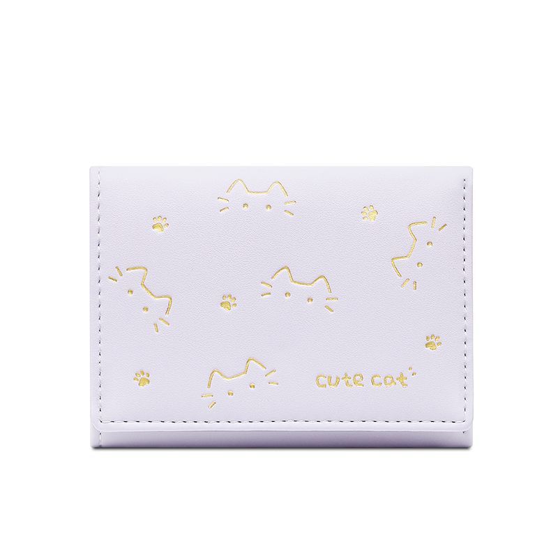 New Short Folding Small Wallet Women's Niche