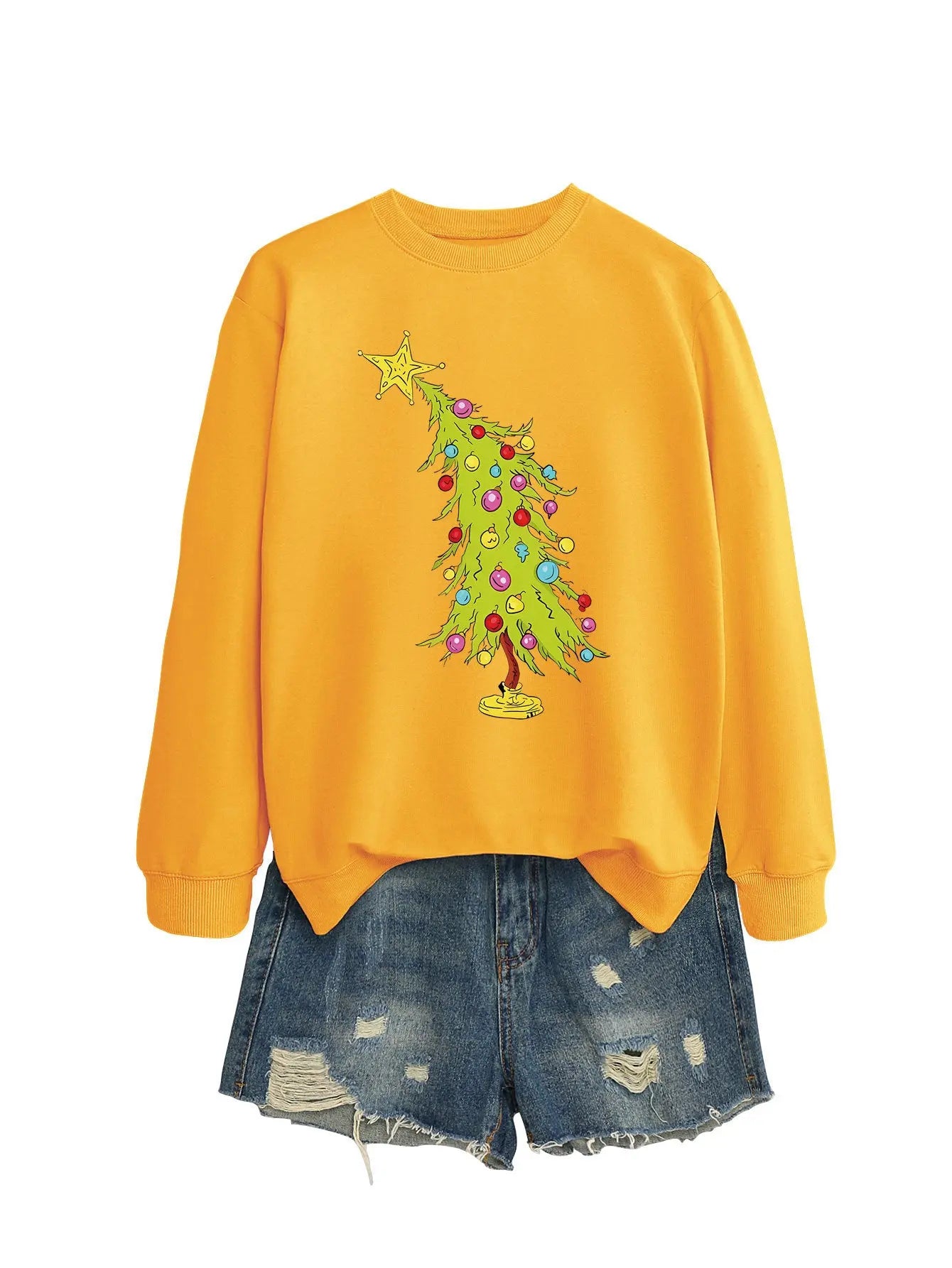 Five-pointed Star Green Christmas Tree Fashion Sweater Female Nipaaj