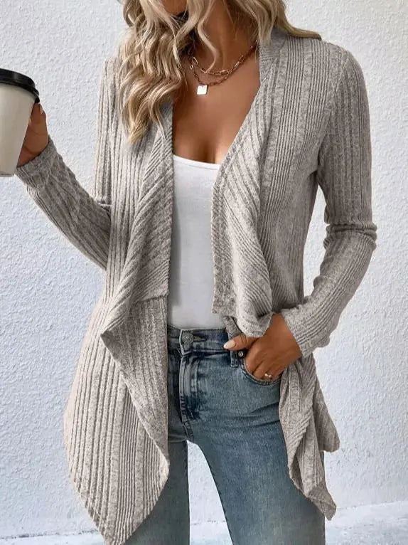Cardigan Long Sleeve Sweater Casual Women's Clothing null