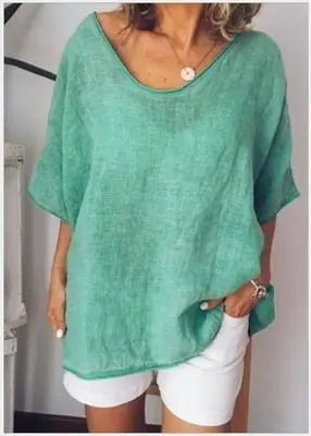 Loose Short Sleeves T-shirt Women Summer Tops Nipaaj