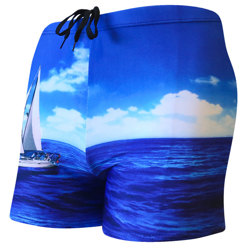 Quick-drying Loose Men's Swimming Trunks
