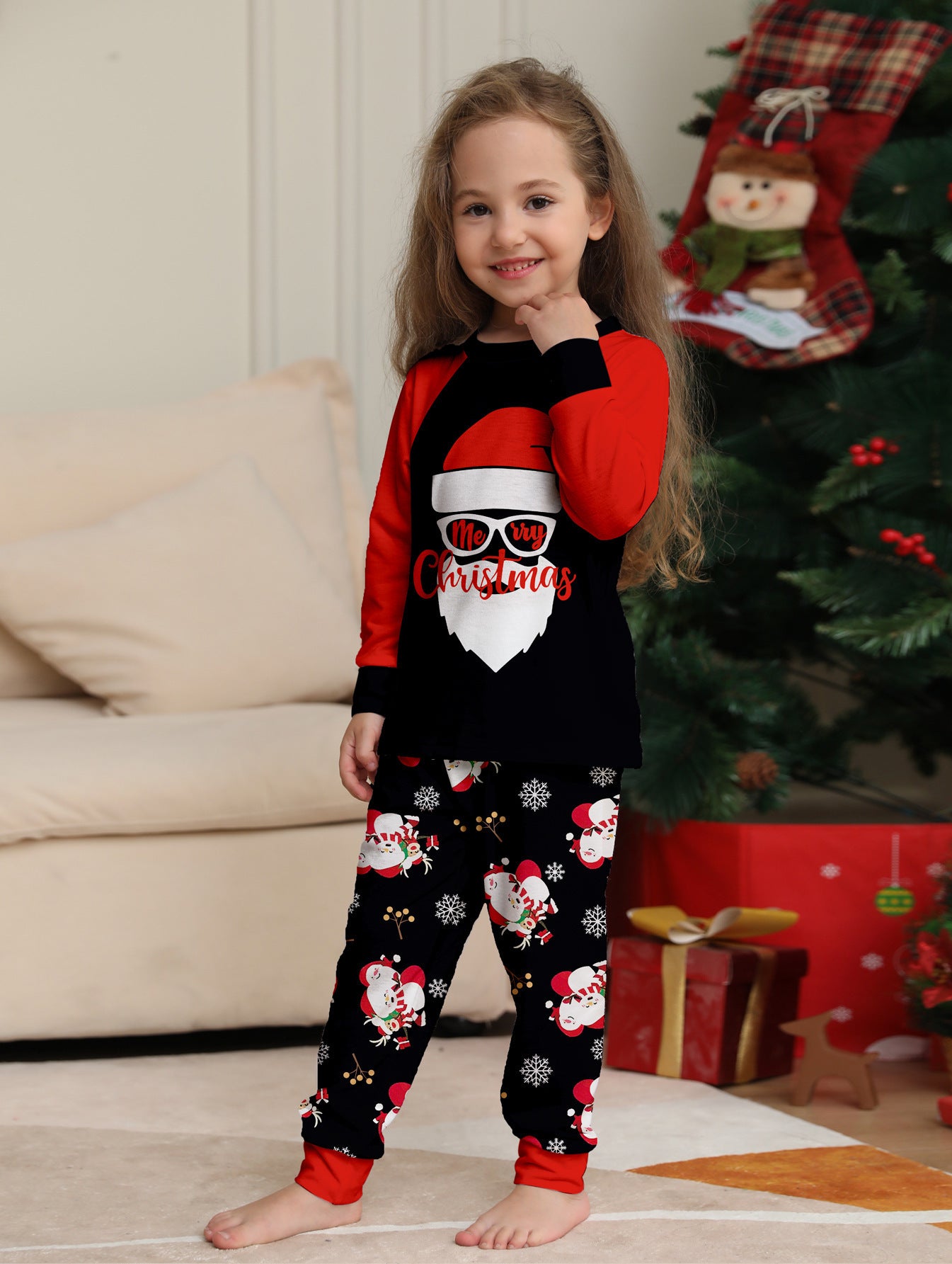 Santa Claus Homewear Two-piece Pajamas