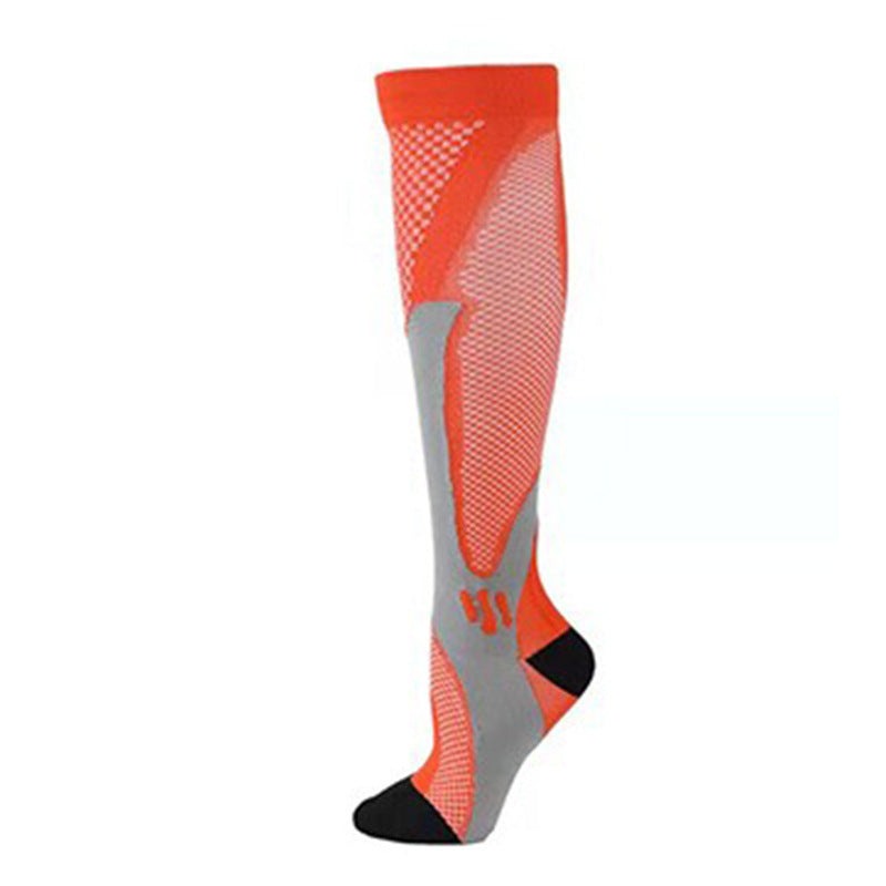 Nylon Men's And Women's Sports Muscle Strength Outdoor Football Compression Socks