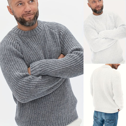Loose Daily Casual Round Neck Men's Pullovers