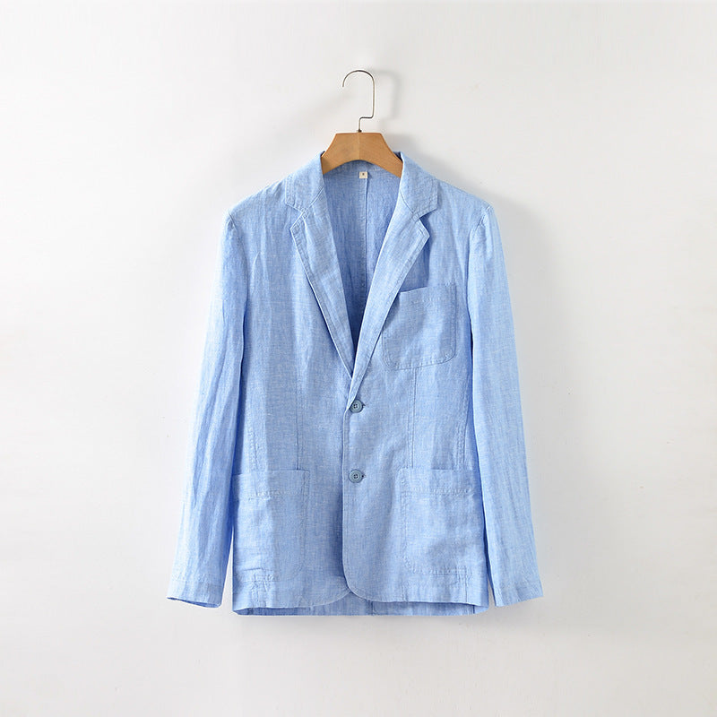Linen Suit Thin Coat For Men