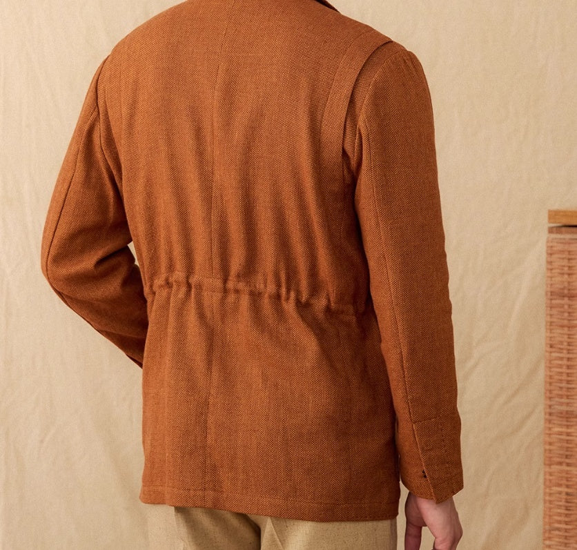 Lightweight And Unstructured Leisure Cotton Linen Coat