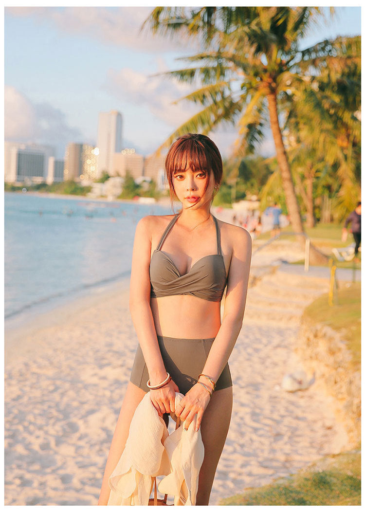 Swimsuit split bikini swimming