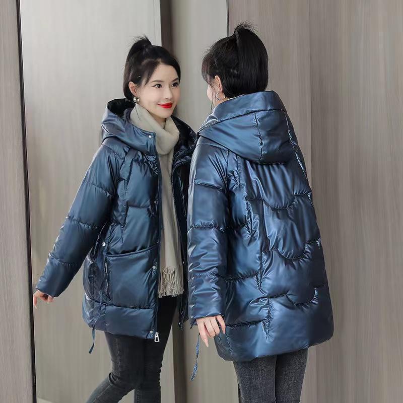 Winter Loose Thick Hooded Down Cotton