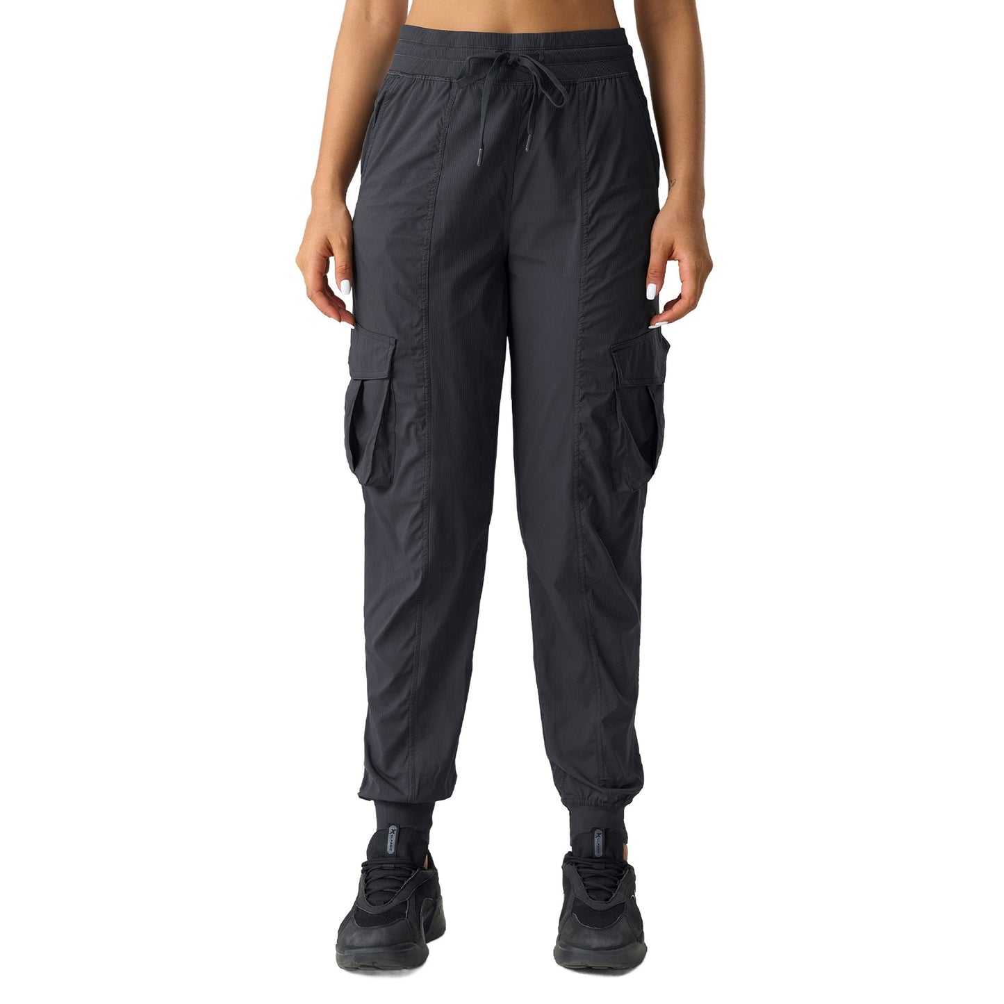 Outdoor Loose Tappered Mid-waist Overalls Women's Thin Quick-drying Breathable