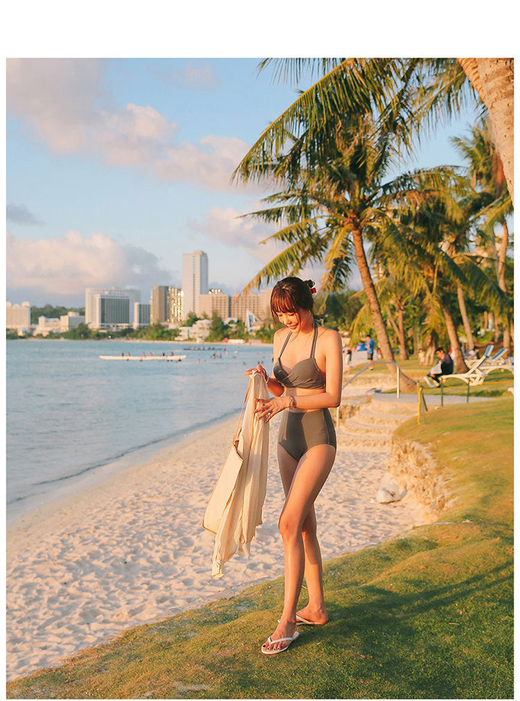 Swimsuit split bikini swimming