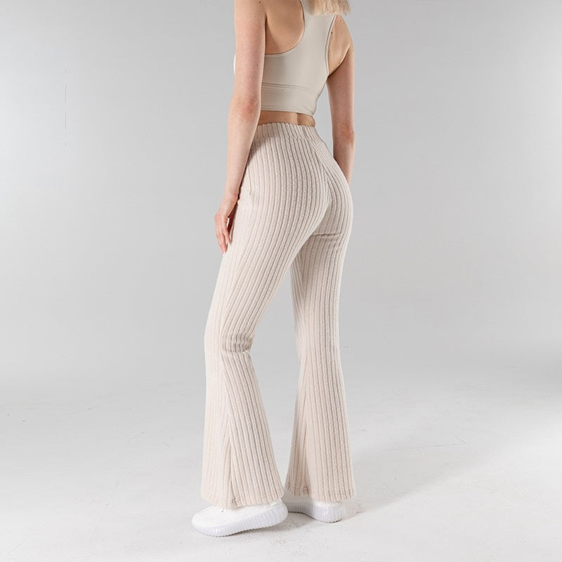 Women's Wide-leg Pants Fashion Horn Solid Color Slim Fit