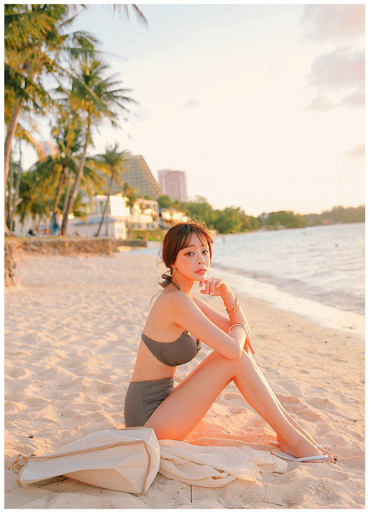 Swimsuit split bikini swimming