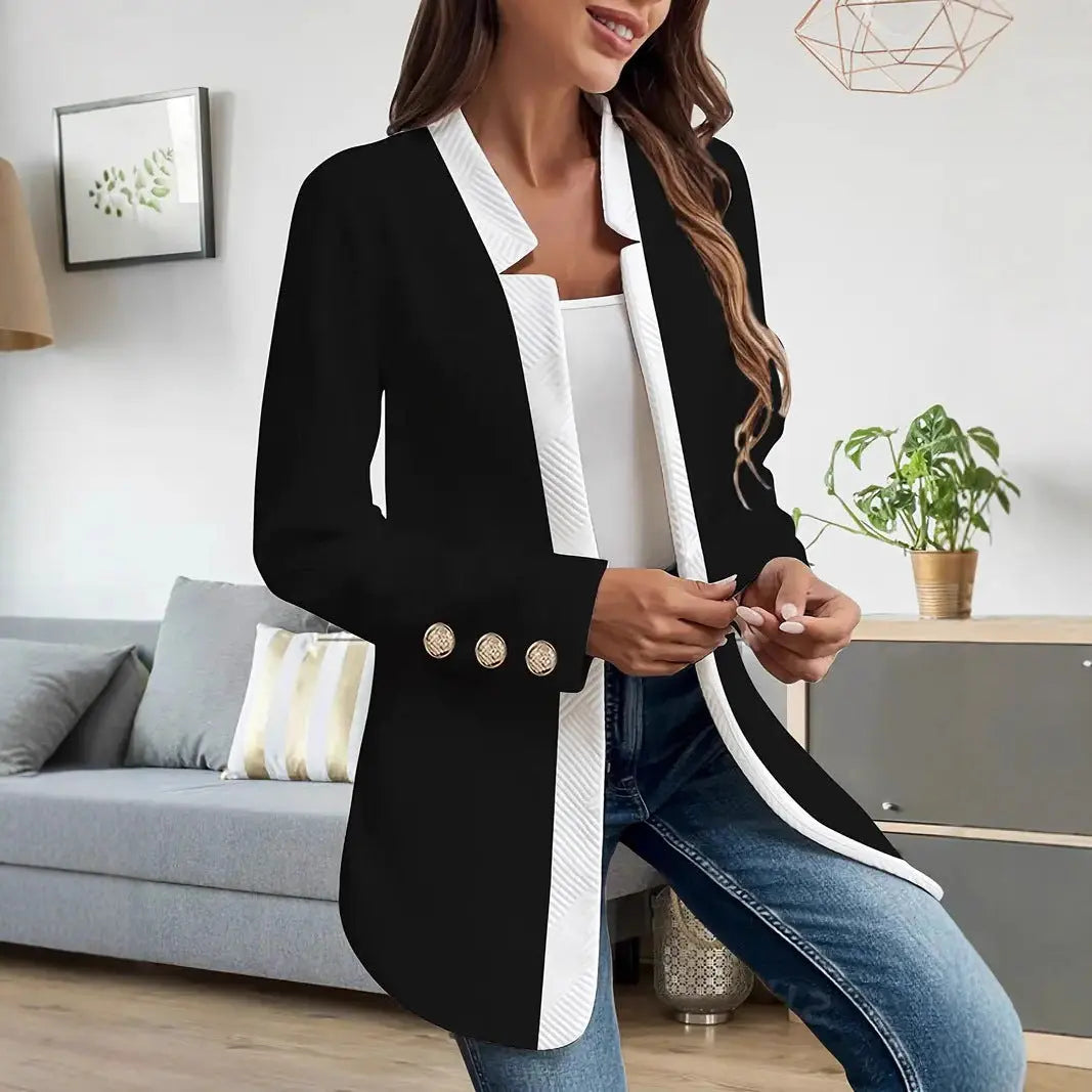 Fashion Colorblock Gold Cufflinks Coat Top Suit null
