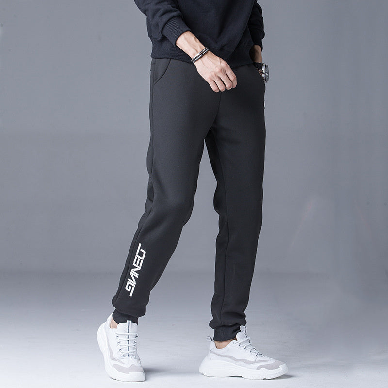 Lamb cashmere beam pants