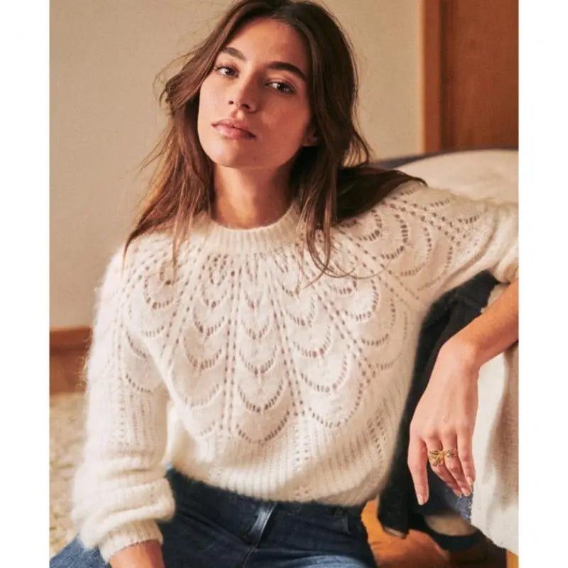 Ladies Woman sweater for fall Pullover Autumn Knitted Nipaaj