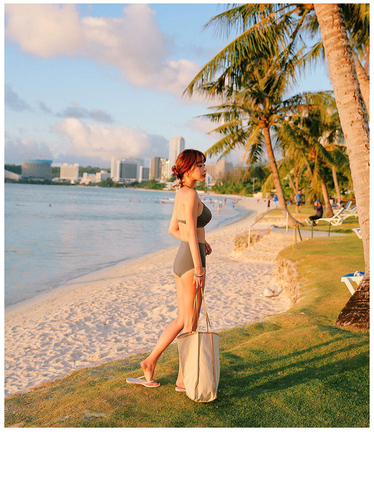 Swimsuit split bikini swimming