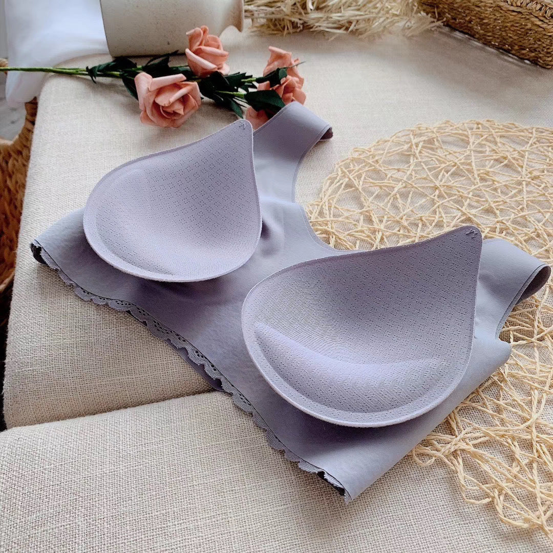 Seamless underwear female sports vest