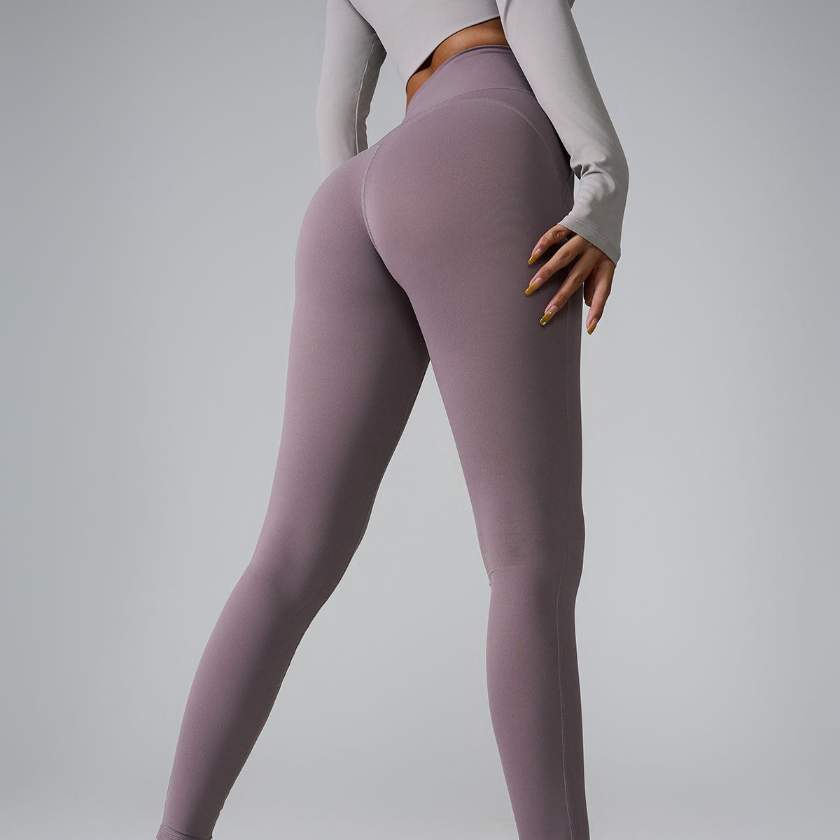 New Sports Trousers Pocket High Waist Seamless Nude Feel Yoga Pants