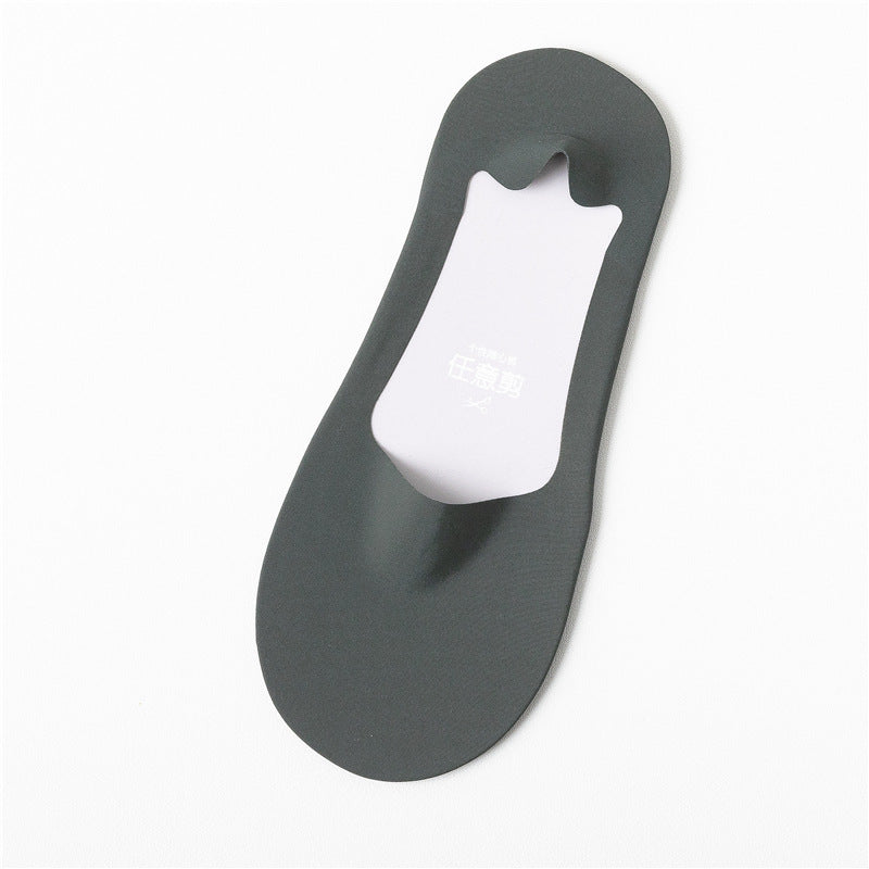 Men's Thin Arbitrary Cut Ice Silk Seamless Low Cut Socks