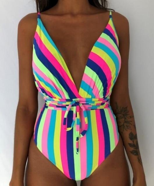 Sexy One-piece Slim Swimming Suit