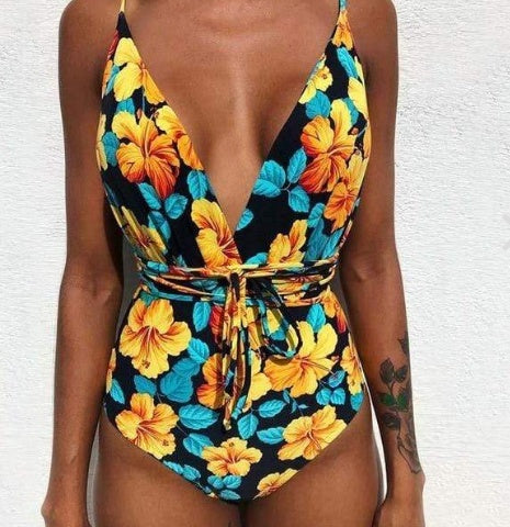 Sexy One-piece Slim Swimming Suit