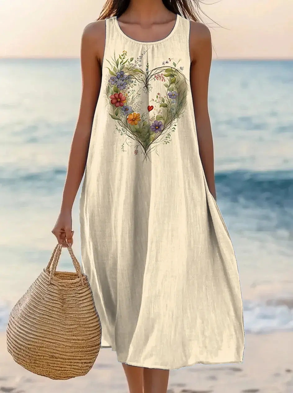 Polyester Short-sleeve One-piece Dress For Women null
