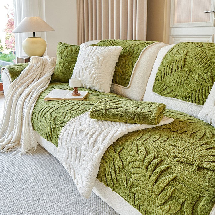 Sofa Cushion Thickened Short Plush Non-slip Cover Cover Cloth