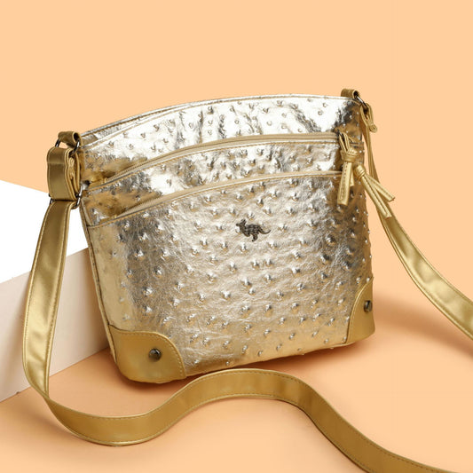 Multi-layer Bucket Bags Women's Retro Casual Simple