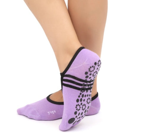 Non-slip yoga socks ballet style fitness boat socks sports socks dance socks aerobics socks cotton socks