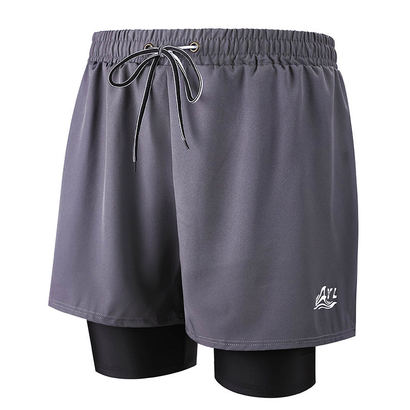 Anti-embarrassment Men's Swimming Trunks