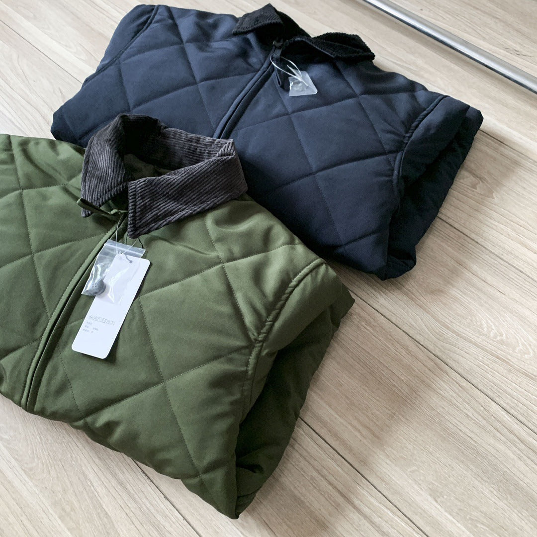 Autumn And Winter Cotton Two-color Jacket Men