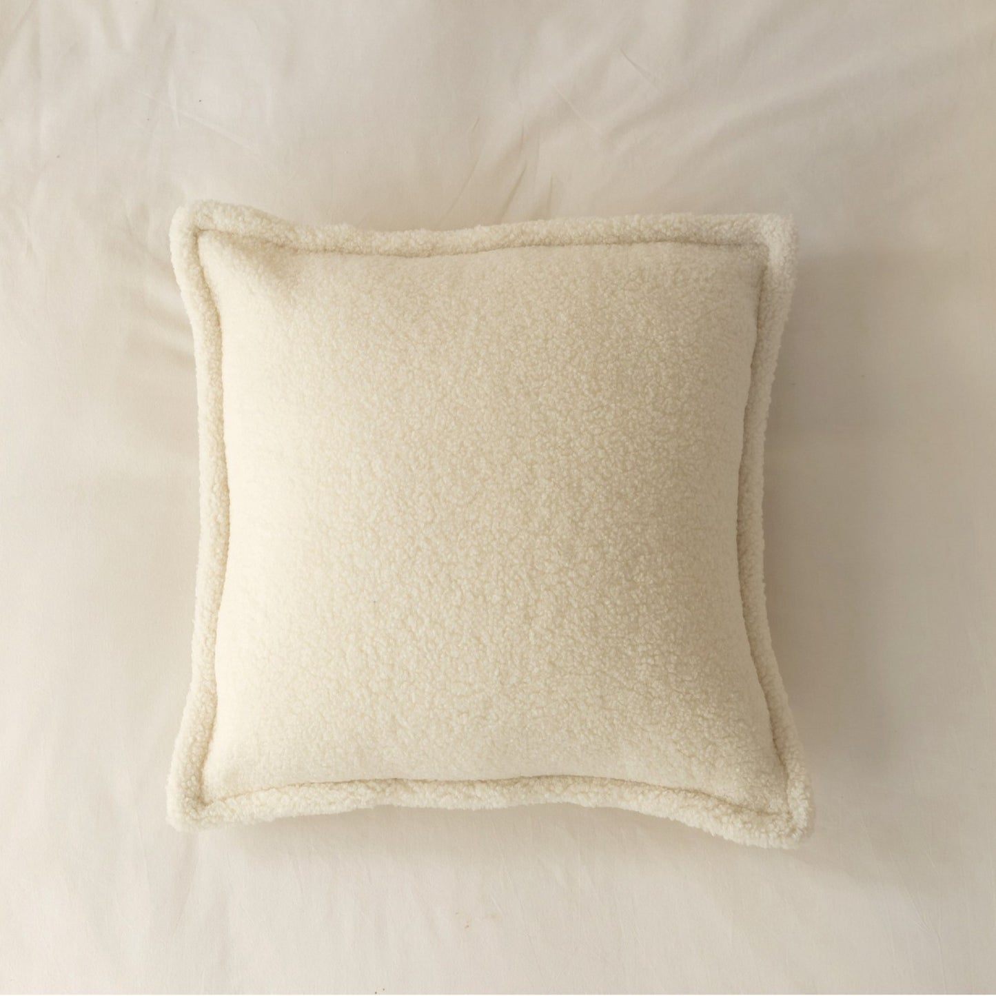 Sofa Backrest Grain Wool Plush Pillow Bedside Cushion