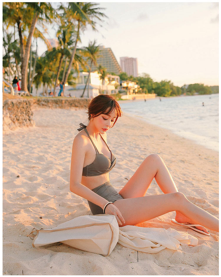 Swimsuit split bikini swimming