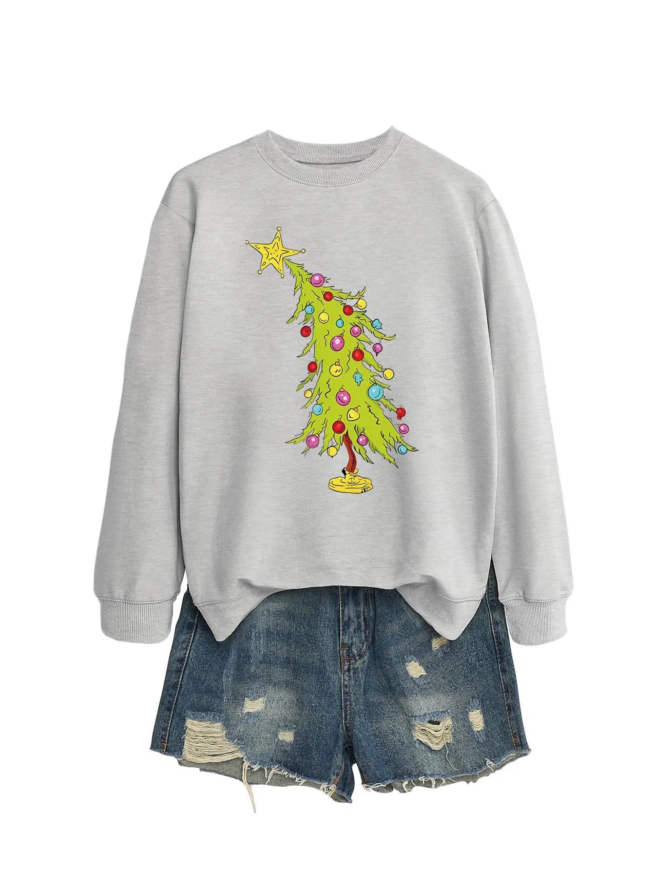 Five-pointed Star Green Christmas Tree Fashion Sweater Female Nipaaj