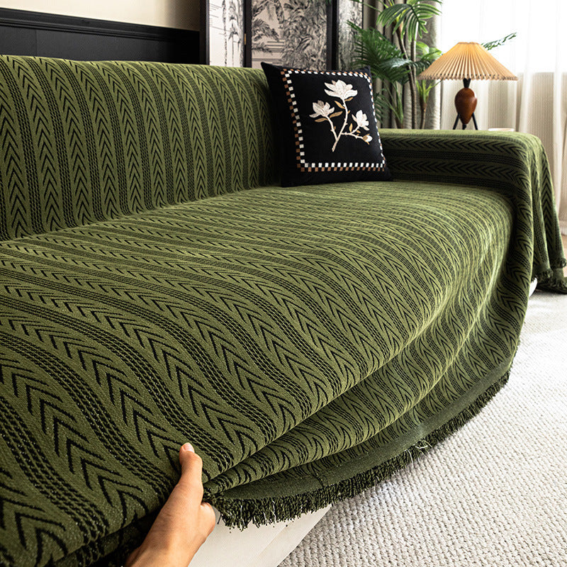 Chenille Sofa Towel Seat Cushions All-inclusive Anti-dirty Sofa Cover