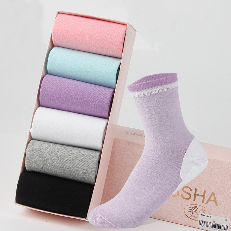 Ladies Silicone Moisturizing Cleft Foot Socks