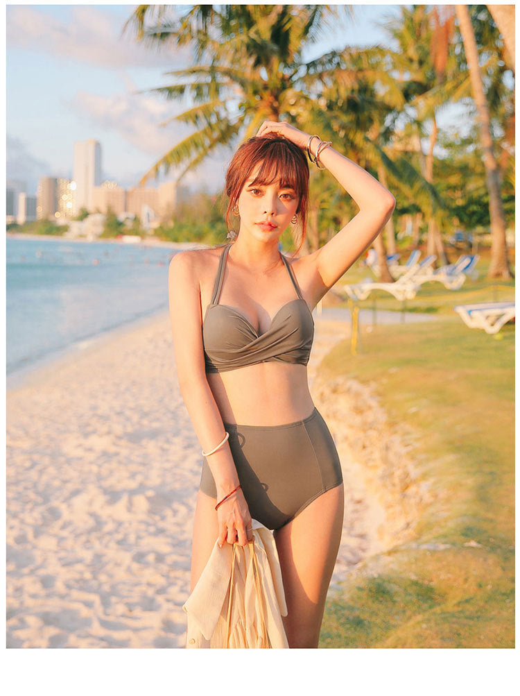 Swimsuit split bikini swimming