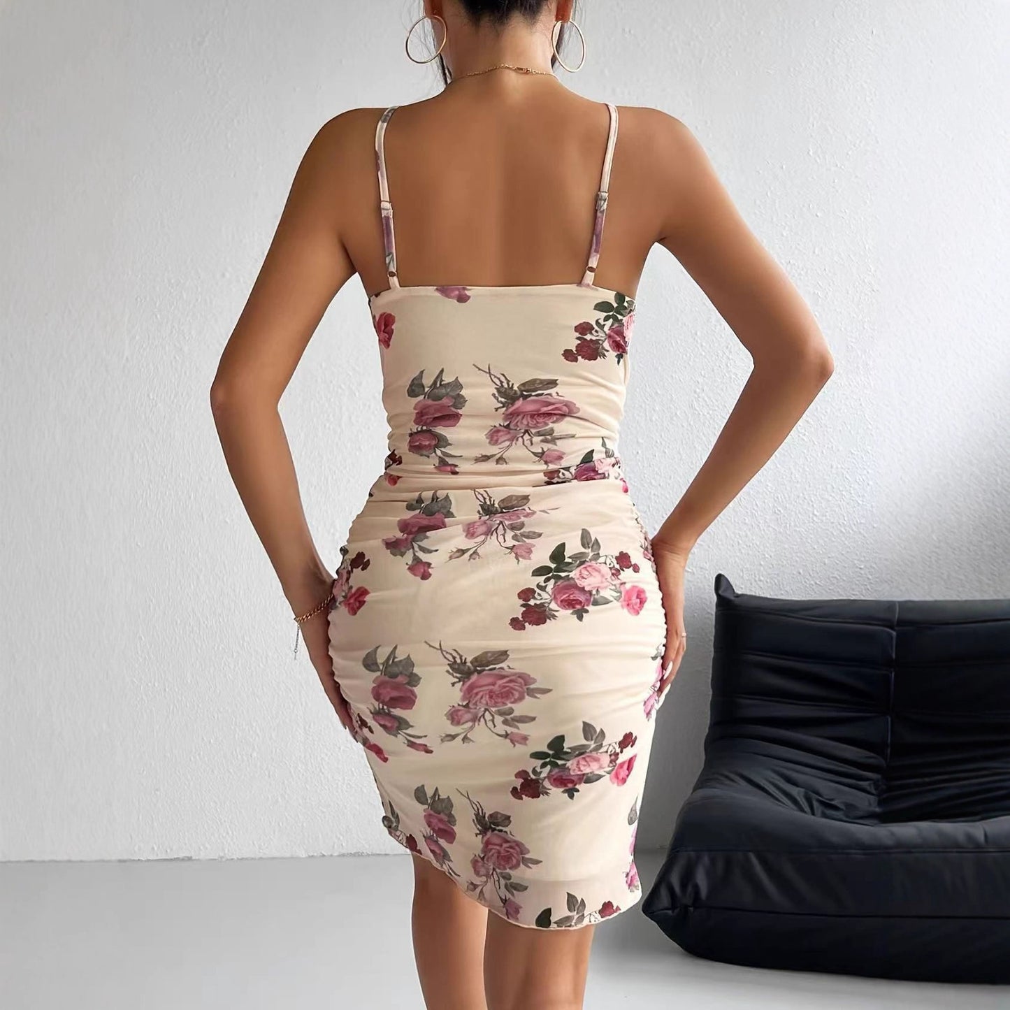 Spring And Summer Elegant Slim Sleeveless Dress