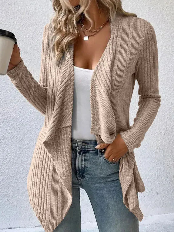 Cardigan Long Sleeve Sweater Casual Women's Clothing null