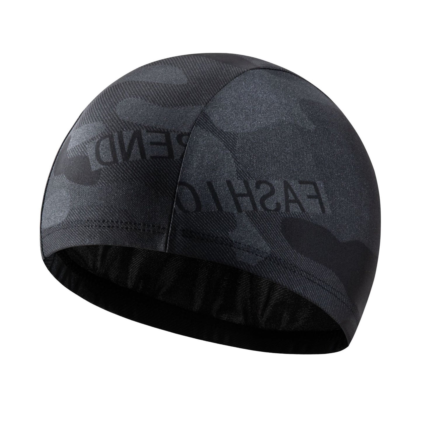 Men's Camouflage Letters Quick-drying Swimming Trunks Swimming Cap