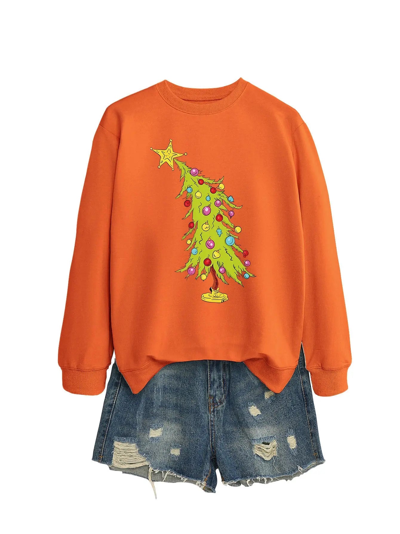 Five-pointed Star Green Christmas Tree Fashion Sweater Female Nipaaj