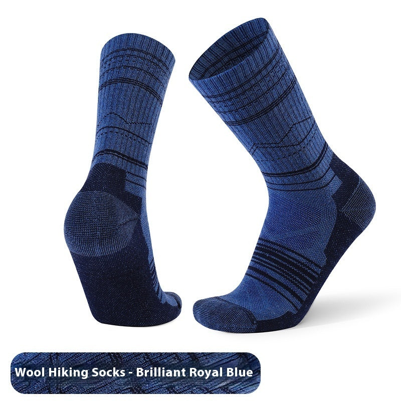 Men's And Women's Warm Wool Knee-high Sports Socks
