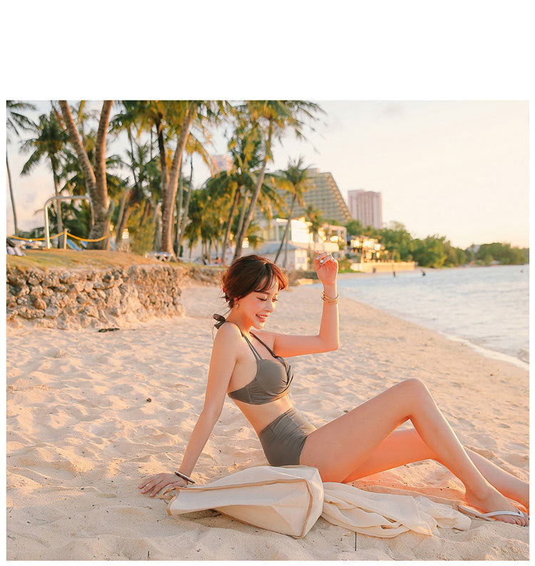 Swimsuit split bikini swimming